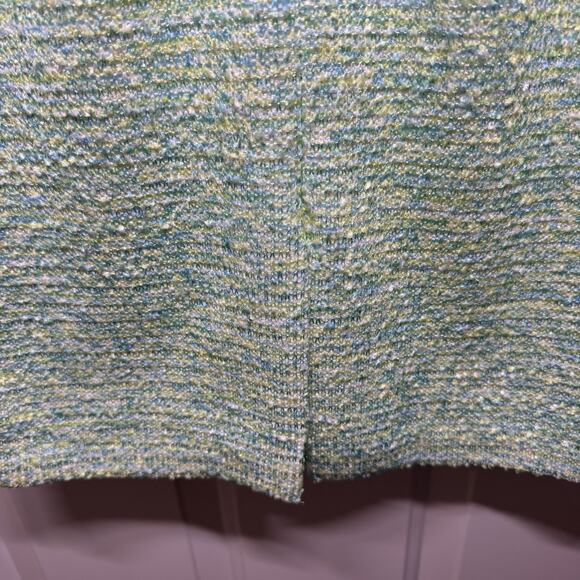 Badgley Mischka Jewel Sheath Cocktail Dress 6 Stretch Knee Length Sleeveless - Picture 6 of 9